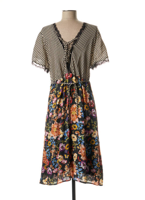 Rochie midi negru FRED SABATIER femeie