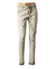 Pantalon subțire mărime normală verde DEHA femme