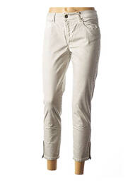 Pantalon 7/8 elasticitate talie joasă gri ET COMPAGNIE femme