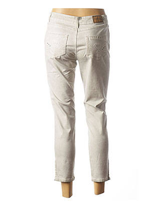 Pantalon 7/8 elasticitate talie joasă gri ET COMPAGNIE femeie