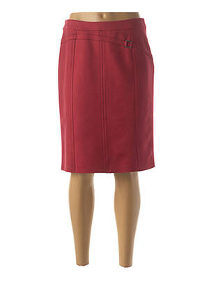 Fustă midi roșu CHRISTINE LAURE femeie