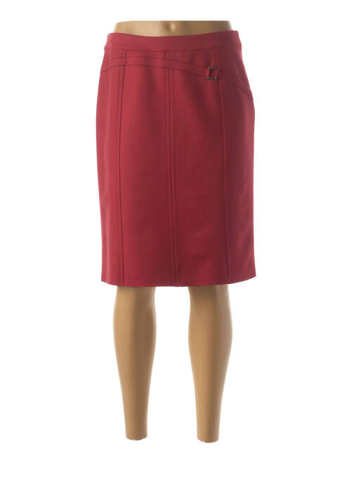 Fustă midi roșu CHRISTINE LAURE femeie