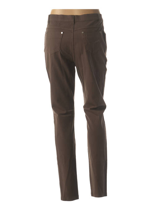 Pantalon maro MARBLE femeie