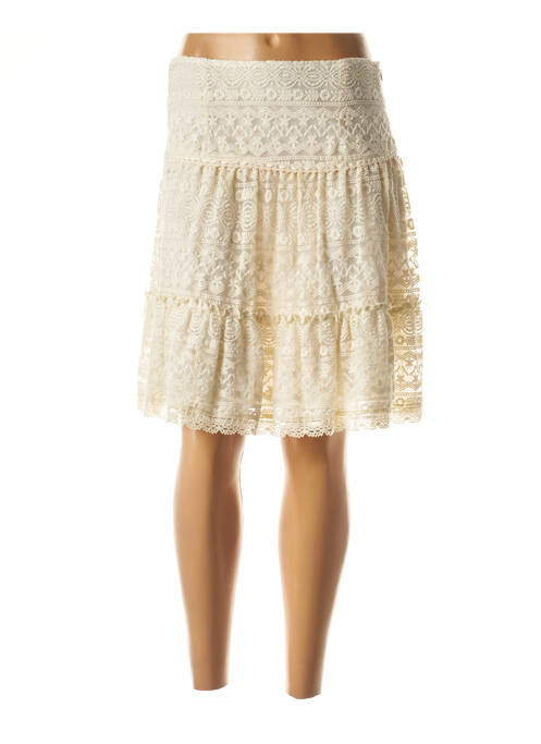 Fustă midi bej PAUL BRIAL femeie