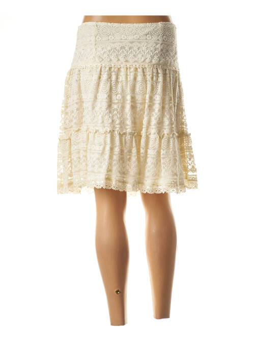 Fustă midi bej PAUL BRIAL femeie