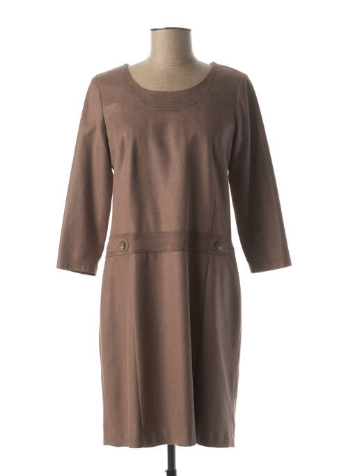 Rochie midi maro GUY DUBOUIS femeie