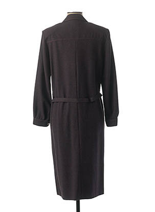 Rochie midi imprimeu fantezie mâneci lungi violet GUY DUBOUIS femeie