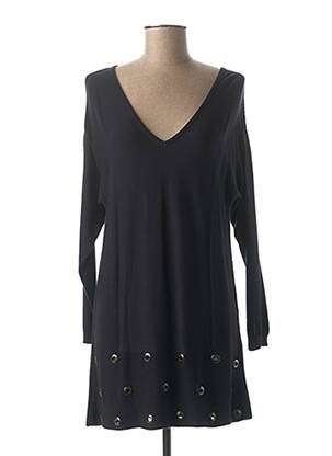 Pulover tunică albastru LAUREN VIDAL femeie