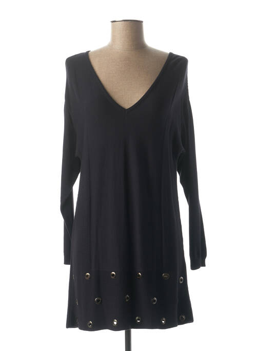 Pulover tunică albastru LAUREN VIDAL femeie