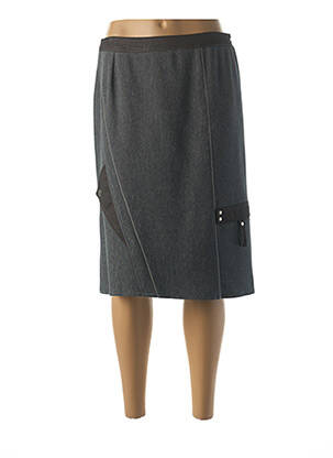 Fustă midi gri GUY DUBOUIS femeie