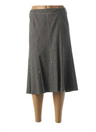 Fustă midi elasticitate gri FRANCE RIVOIRE femme
