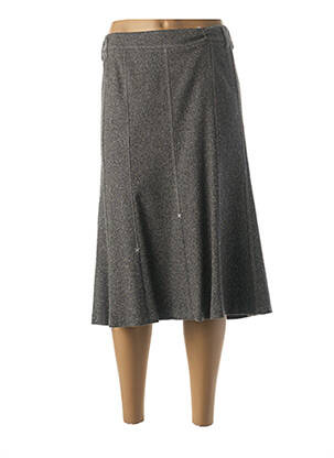 Fustă midi gri FRANCE RIVOIRE femeie
