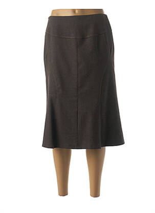 Fustă midi maro FRANCE RIVOIRE femeie