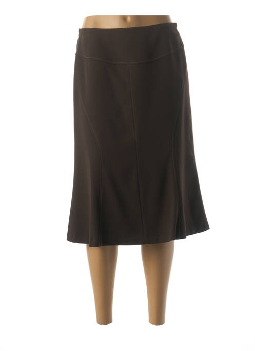 Fustă midi maro FRANCE RIVOIRE femeie
