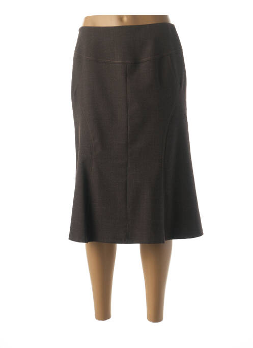 Fustă midi maro FRANCE RIVOIRE femeie