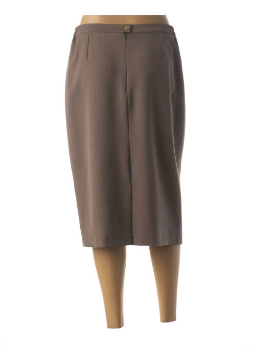 Fustă midi maro FRANCE RIVOIRE femeie