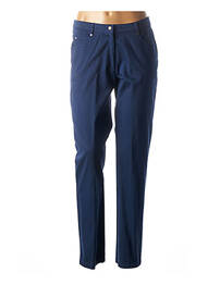 Pantalon croială dreaptă mărime normală albastru FRANCE RIVOIRE femme