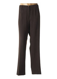 Pantalon drept elasticitate mărime normală maro GUY DUBOUIS femme