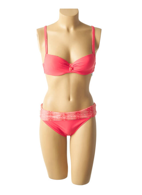 Costum de baie din două piese roz CHANTELLE femeie