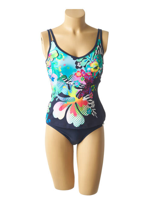 Tankini imprimeu fantezie albastru SUNMARIN femme