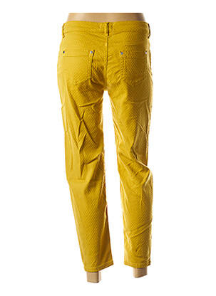 Pantalon drept elasticitate talie joasă galben SO SOON femeie