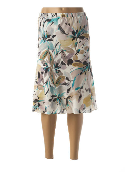 Fustă midi alb FRANCE RIVOIRE femeie