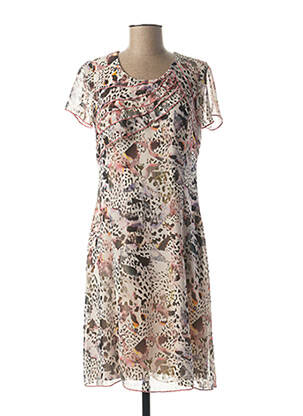 Rochie midi roz GUY DUBOUIS femeie