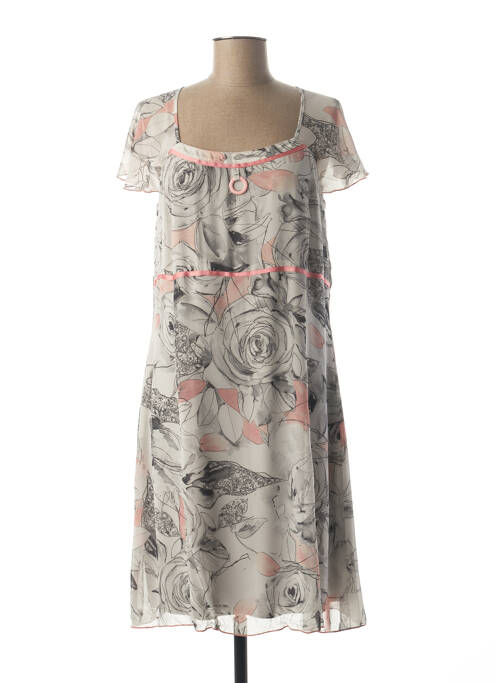 Rochie midi gri GUY DUBOUIS femeie