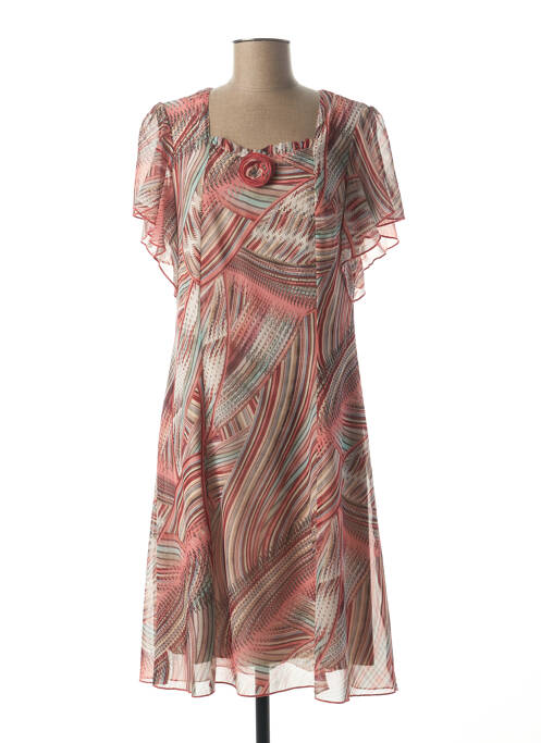 Rochie midi portocaliu FRANCE RIVOIRE femeie