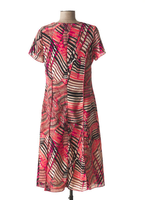 Rochie midi roz FRANCE RIVOIRE femeie