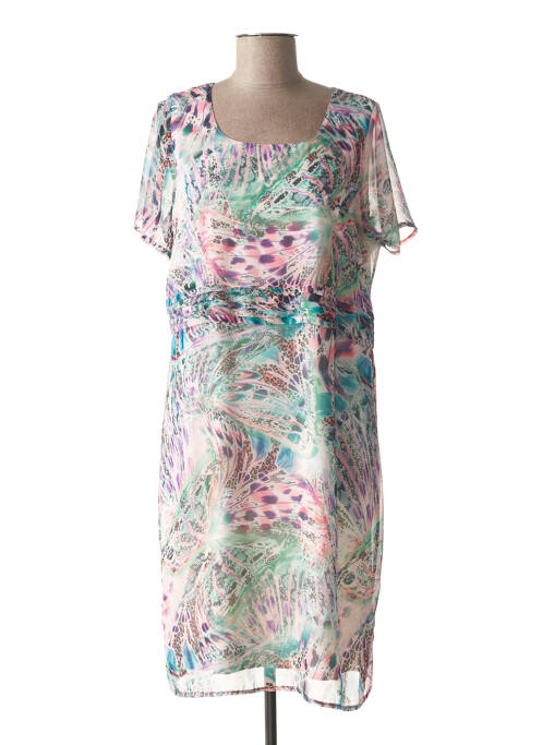 Rochie midi verde FRANCE RIVOIRE femeie