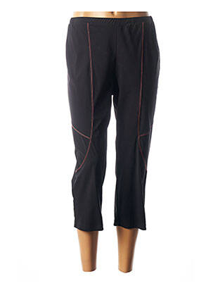 Pantalon trei sferturi croială dreaptă negru GUY DUBOUIS femeie