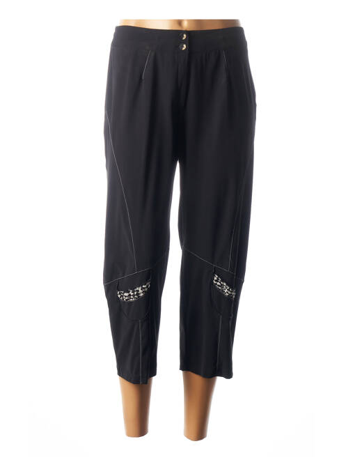 Pantalon trei sferturi negru FRANCE RIVOIRE femeie