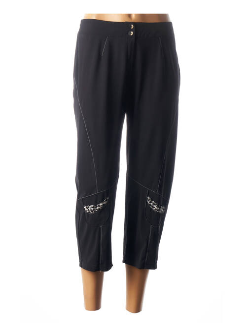 Pantalon trei sferturi croială dreaptă mărime normală negru GUY DUBOUIS femme