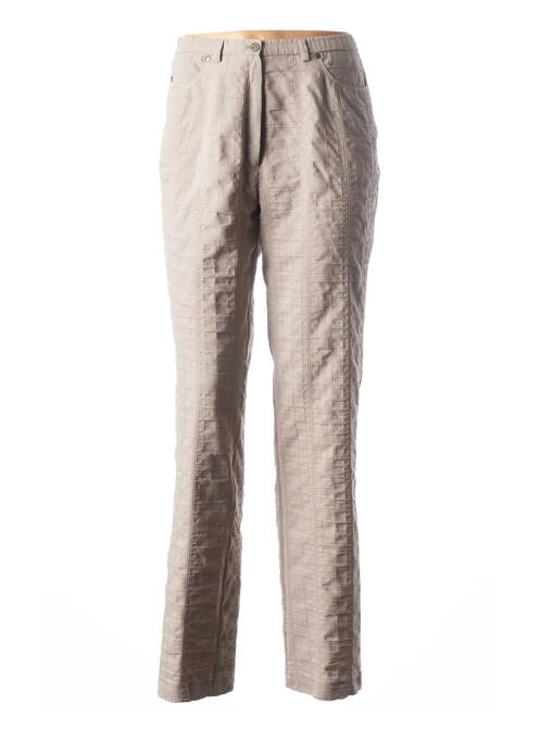 Pantalon drept gri FRANCE RIVOIRE femeie