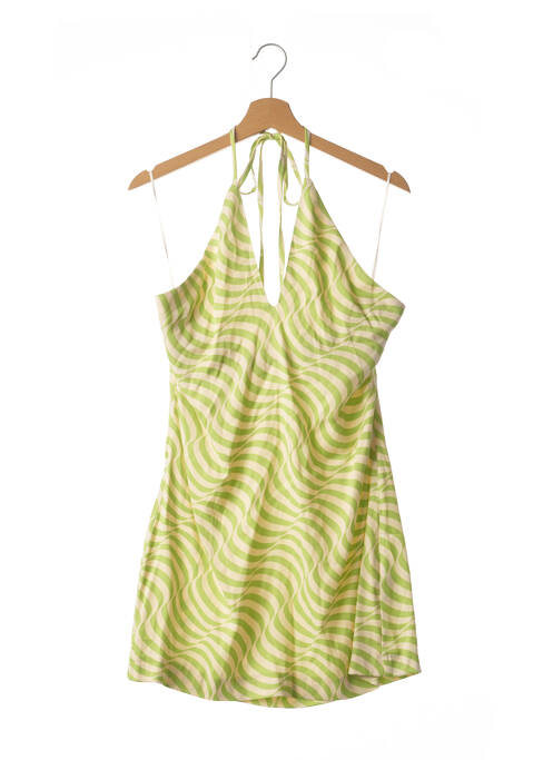 Rochie scurtă verde ZARA femeie