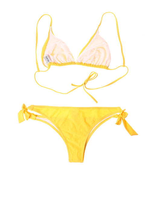 Costum de baie din două piese galben BLUSHA femeie