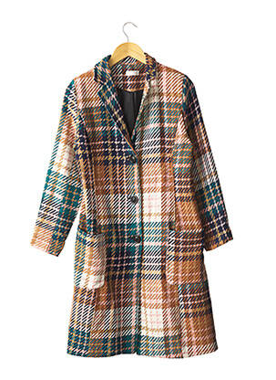 Palton lung maro ALYSSA femeie