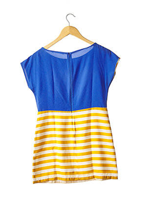 Rochie scurtă fără mâneci fără mâneci albastru FORNARINA femeie