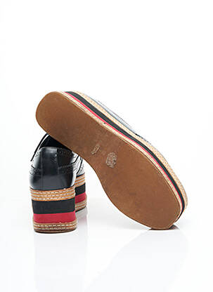 Derby-uri material neted toc de 4 la 6 cm negru HAVANA femeie