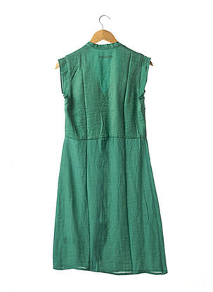 Rochie midi fără mâneci fără mâneci verde ACOTÉ femeie