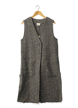 Palton lung gri GOTHA femeie