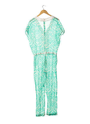 Salopetă-pantalon țesătură crep verde STELLA FOREST femeie