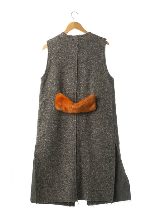 Palton lung gri GOTHA femeie