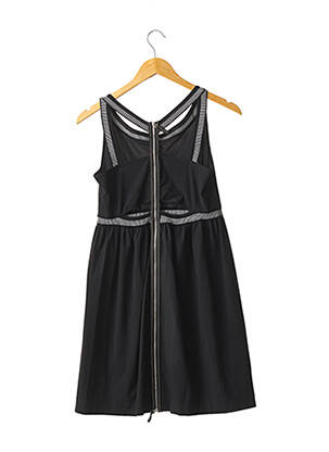 Rochie midi fără mâneci fără mâneci negru INDIES femeie