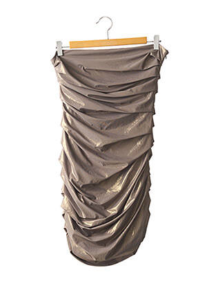 Rochie scurtă bej MAJE femeie