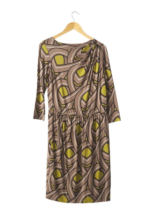 Rochie midi maro MOSCHINO femeie