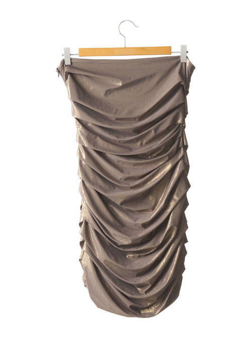 Rochie scurtă bej MAJE femeie