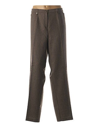 Pantalon drept maro FRANK WALDER femeie