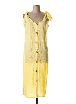 Rochie midi galben VERO MODA femeie